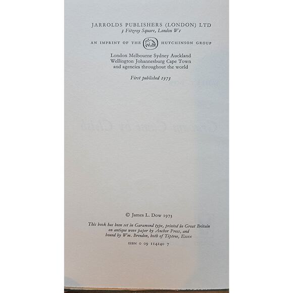 Graham Came By Cleish by James L Dow 1973 Hardcover - Picture 2 of 4